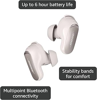 Amazon.com: Bose QuietComfort Ultra Bluetooth Earbuds, Wireless Amazon.com: Bose QuietComfort Ultra Bluetooth Earbuds, Wireless